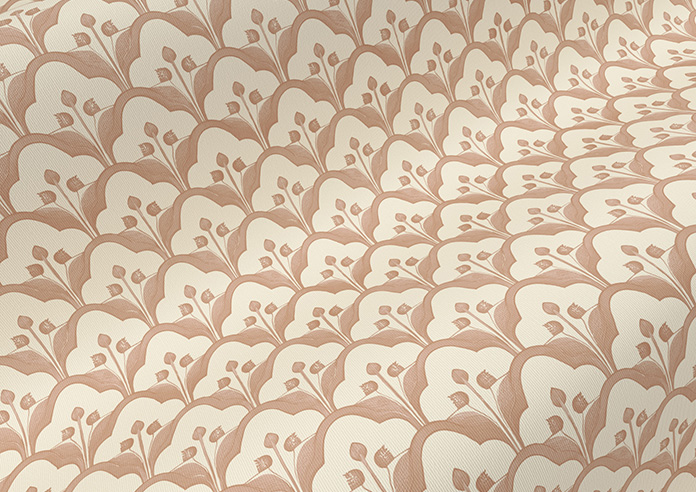 Trellis Prints, Scallop and Bud Manson - Roller Blind - Image 4